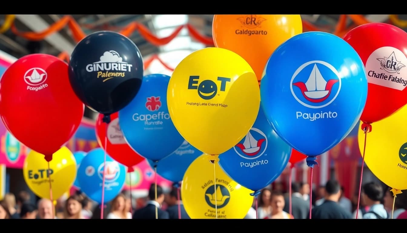 Luftballons individuell gestalten – Logo, Schriftzug oder Wunschmotiv im Siebdruck