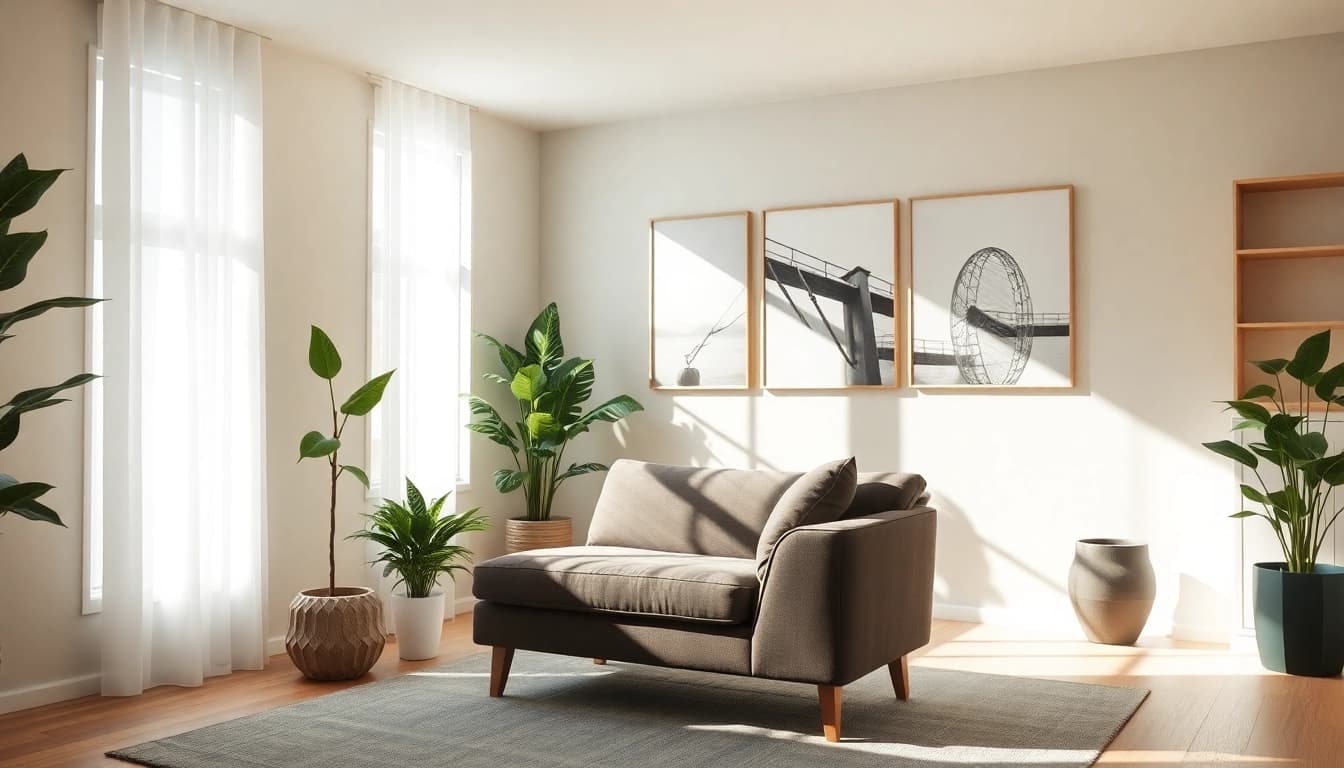 Hypnoseinstitut: Beruhigende Hypnoselounge für mentale Gesundheit und Entspannung.