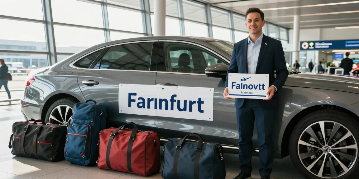 Professioneller Transfer flughafen Frankfurt von einem vertrauenswürdigen Anbieter mit hochwertigem Fahrzeug.