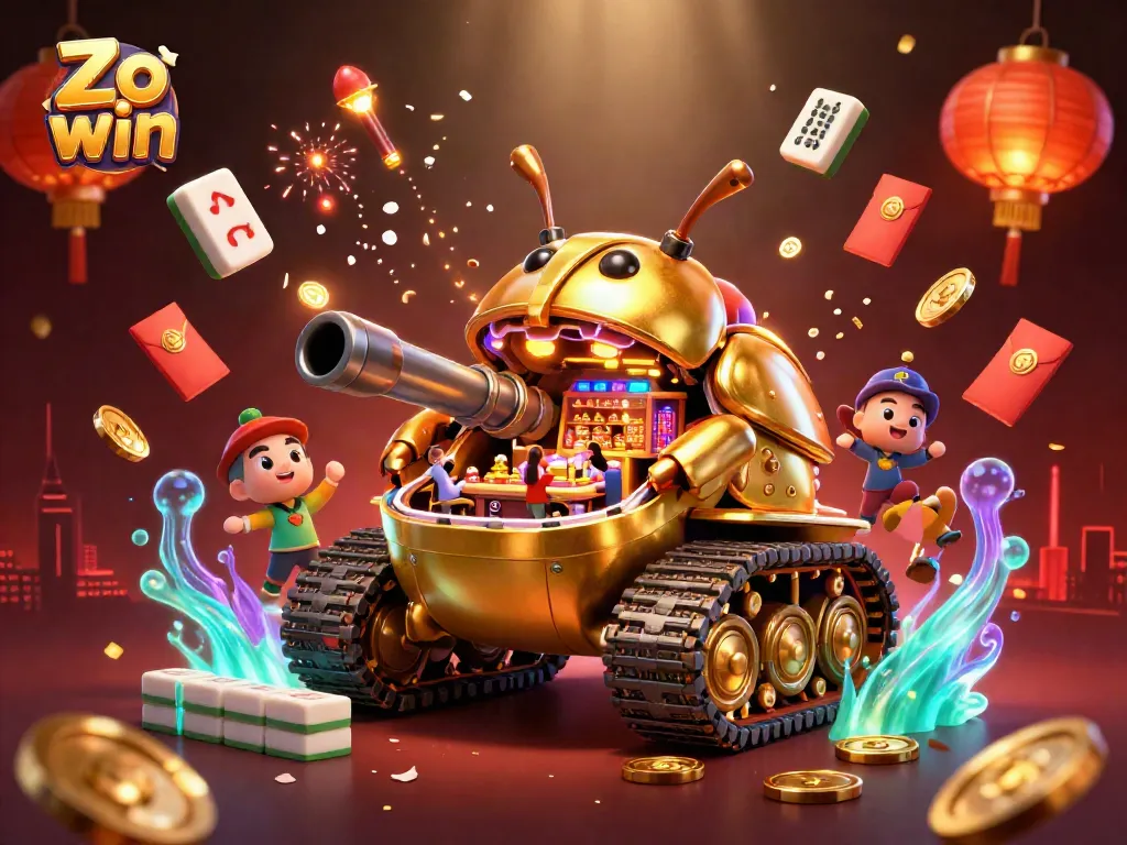 Engage in thrilling gameplay with Zo win's golden beetle tank casino bursting with excitement!