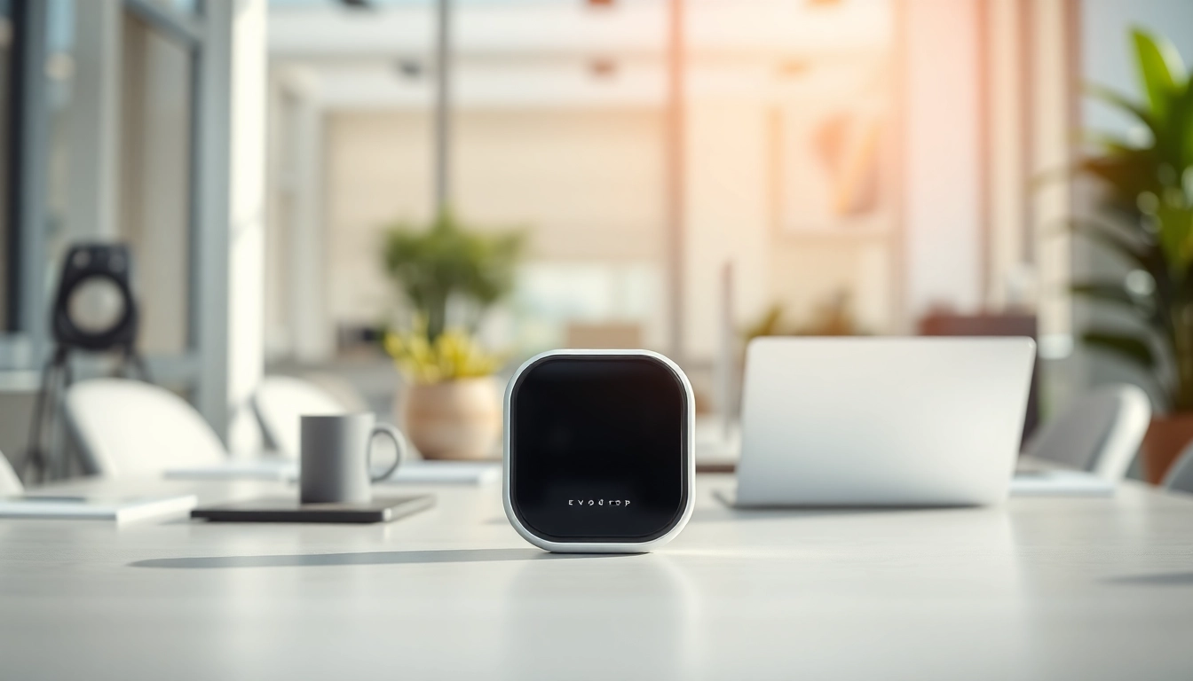 Evodrop Beobachter in a modern setting highlighting its innovative features and user-friendly design.