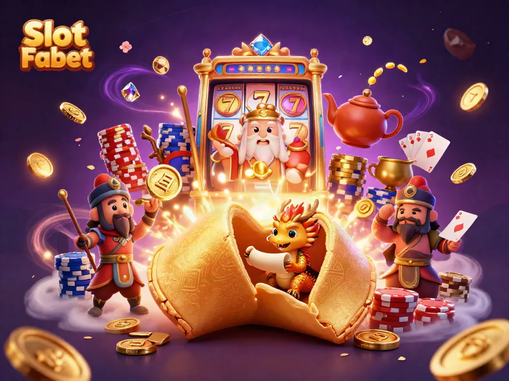 Experience the excitement of Slot Fabet with dazzling visuals of spinning reels and golden jackpots.