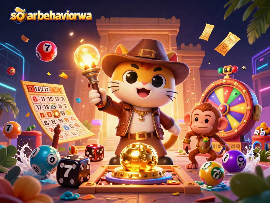 Engaging illustration showcasing soarbehaviorwa's vibrant casino scene with dynamic gaming elements and lively characters.