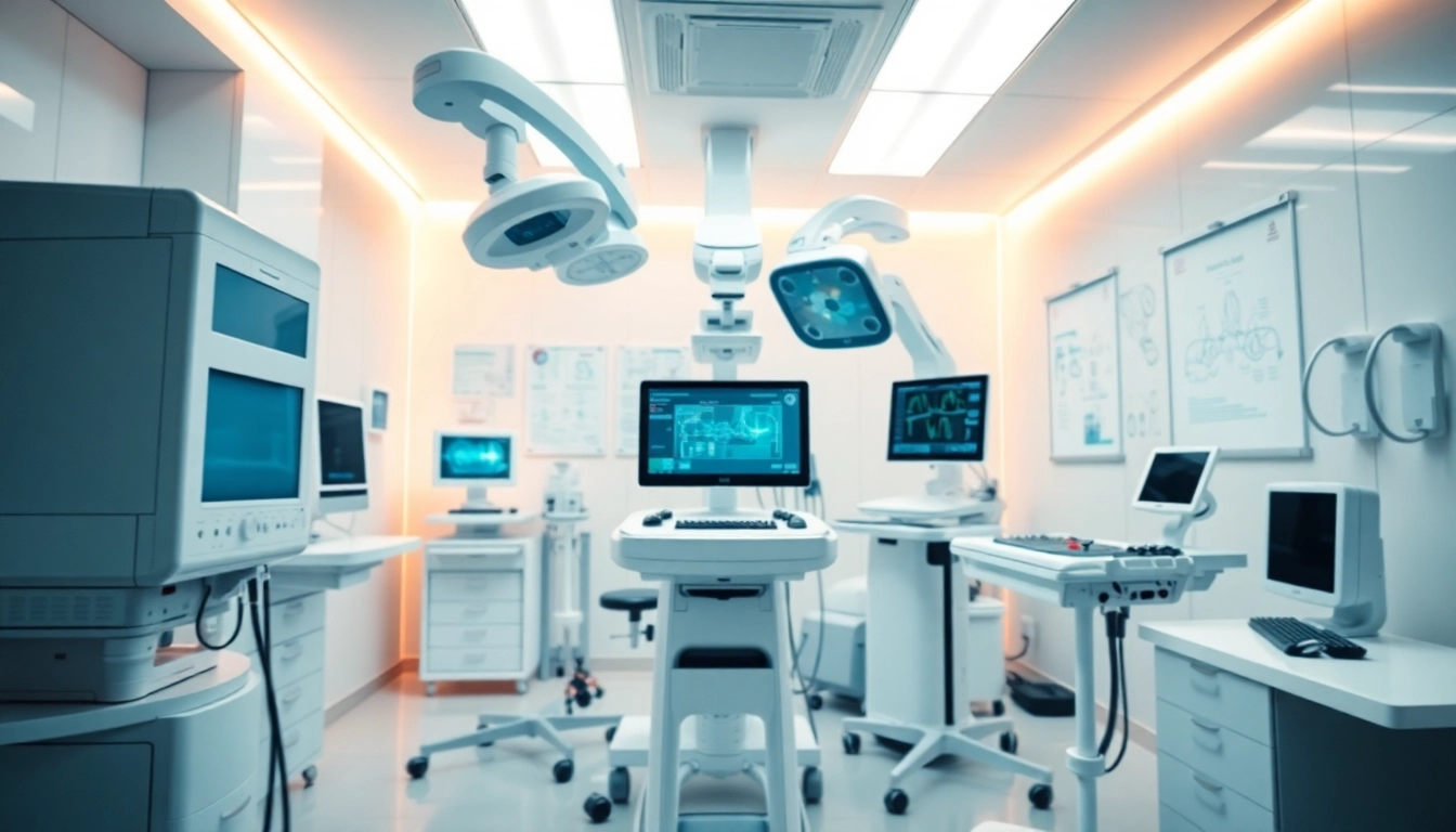deus medical - Innovative medizinische Geräte in einer modernen Klinik präsentiert.