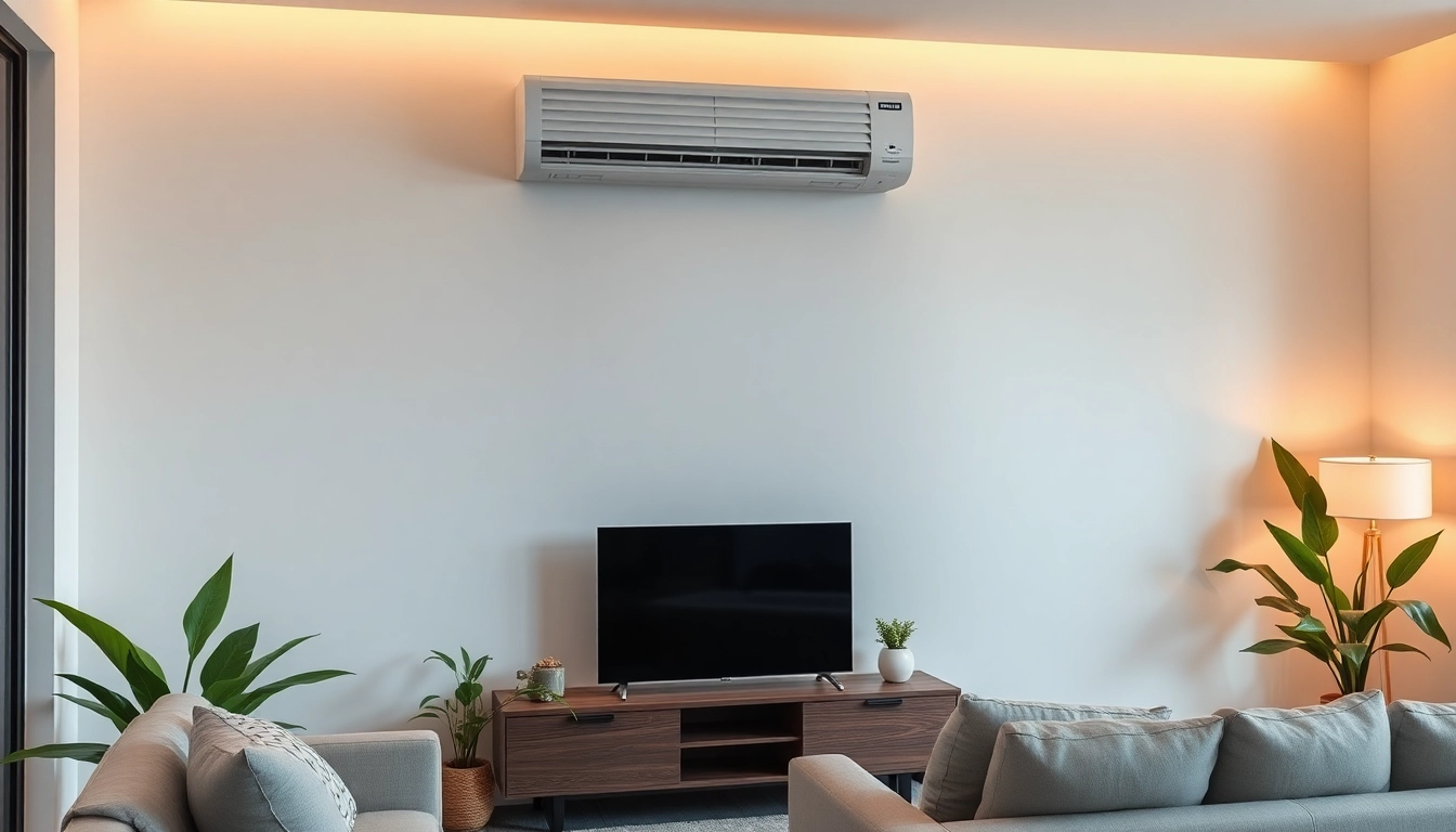 Professionals Klimaanlagen installieren lassen for optimal cooling in a contemporary home setup.