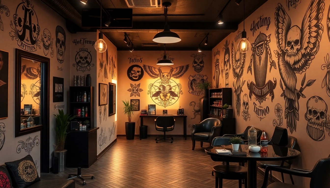 Professionelle Tätowierung im Tattoo Studio München mit einzigartigen Designs und entspannter Atmosphäre.