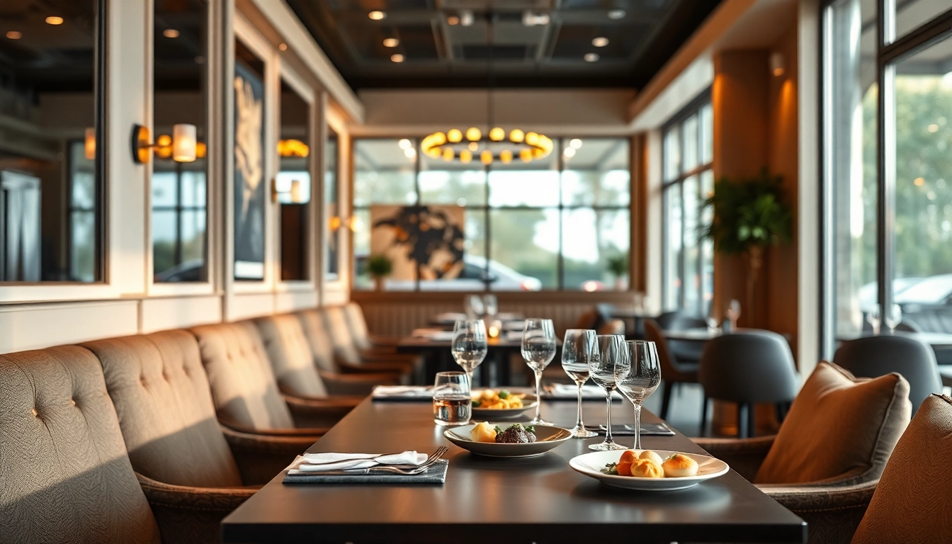 Faszinierende Restaurantansicht mit Fokus auf Gastronomie Headhunter Dienstleistungen.