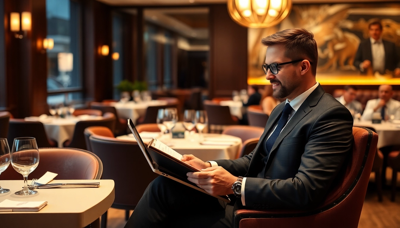Headhunter Gastronomie bei einer Beratung in stilvollem Restaurant-Ambiente.