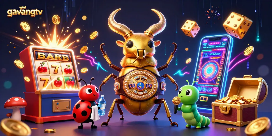 Experience the thrill of gavangtv gaming with vibrant characters, slots, and dynamic casino elements.